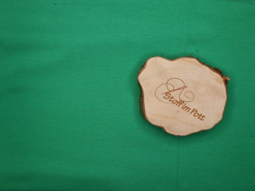Baumwolljersey Uni grün