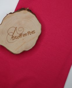 Stoffabschnitt Bündchen pink st 1 m x vb