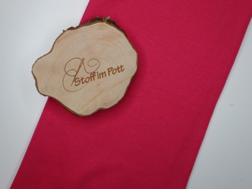Stoffabschnitt Bündchen pink st 1 m x vb