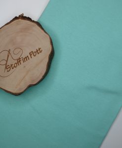 Stoffabschnitt Bündchen mint 1 m x vb