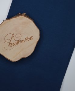 Stoffabschnitt Bündchen denim -st- 1 m x vb