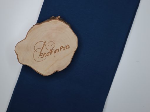 Stoffabschnitt Bündchen denim -st- 1 m x vb