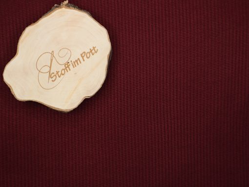 Weicher Strick bordeaux