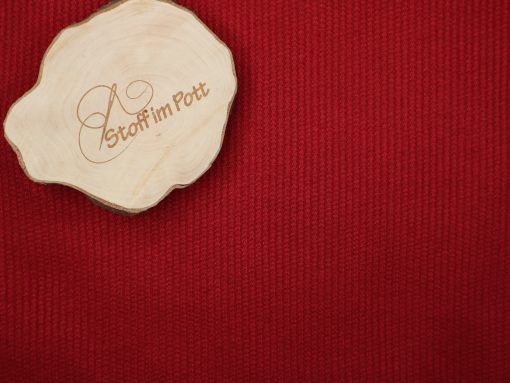 Weicher Strick rot
