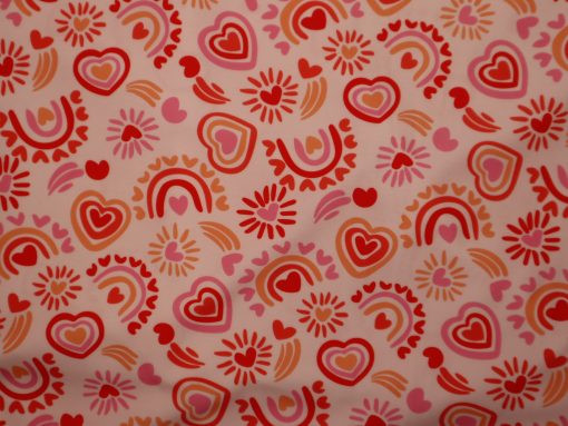 Badelycra/Funktionsjersey Regenbogen rosa