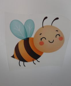 Bügelbild Biene  13x11,5 cm