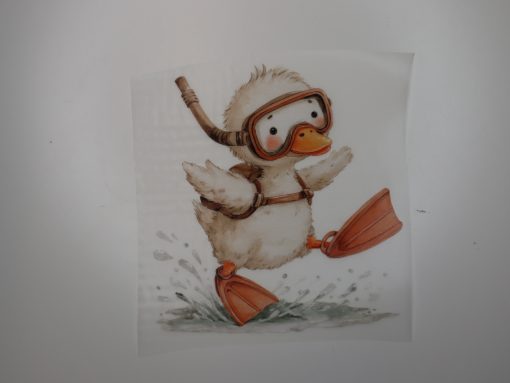 Bügelbild Taucherente  13 x 14 cm
