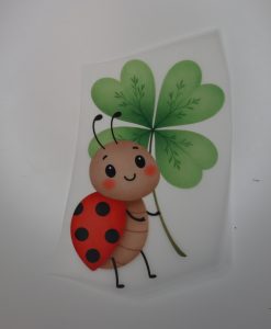 Bügelbild Marienkäfer 16 x 10 cm