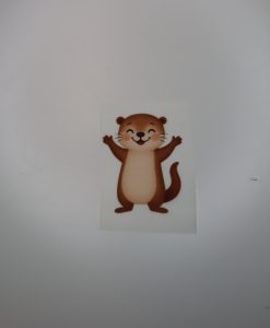 Bügelbild Otter 6 x 7 cm