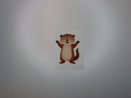 Bügelbild Otter 6 x 7 cm