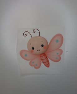 Bügelbild Schmetterling 13 x12 cm