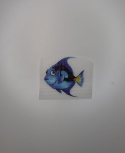 Bügelbild Doktorfisch 7 x 6 cm