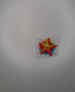 Bügelbild Seestern 5 x 5 cm
