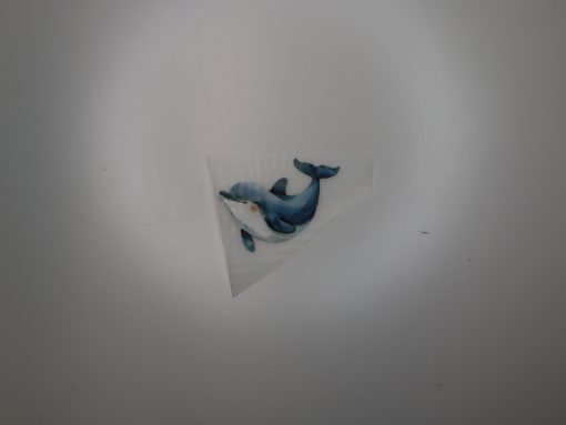 Bügelbild Delfin 8 x 5 cm