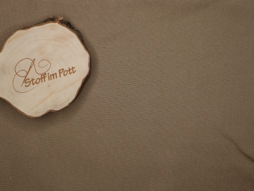 Canvas uni taupe