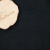 Weicher Strick mit gestricktem Muster schwarz