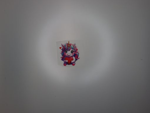 Bügelbild Einhorn 7 x 6 xm