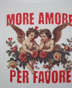 Bügelbild XL More Amore 25 x 22 cm