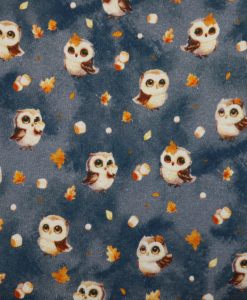 Alpenfleece kleine Eulen
