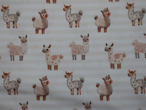 Baumwolljersey Digitaldruck Lama
