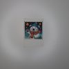 Bügelbild Weihnachtsbriefmarke Eisbär ca. 6 x 6 cm