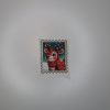 Bügelbild Weihnachtsbriefmarke Rentier ca. 8 x 6 cm