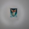Bügelbild Weihnachtsbriefmarke Engel ca. 8 x 6 cm