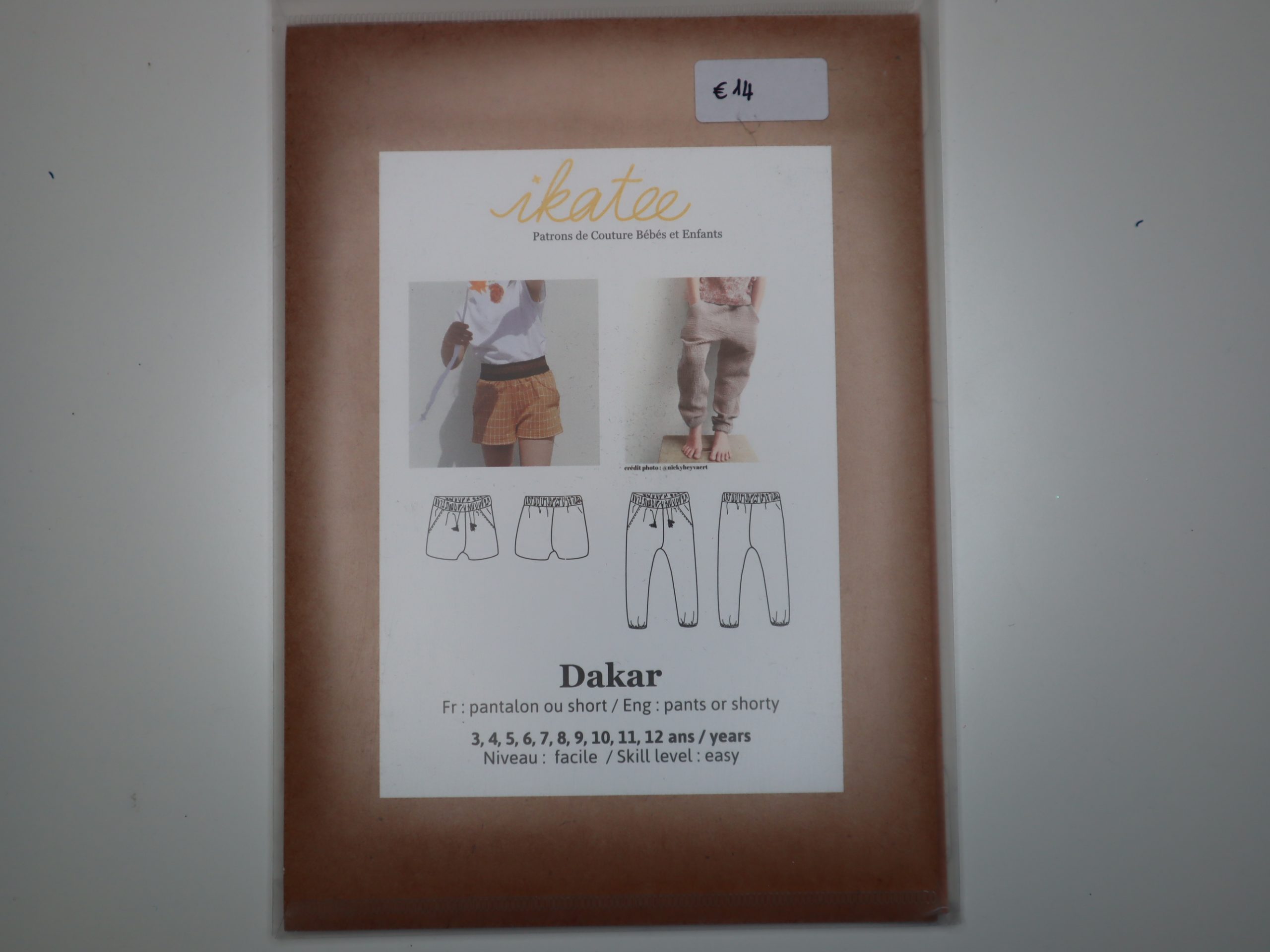 Schnittmuster Ikatee Shorts oder Hose Größe 98-152