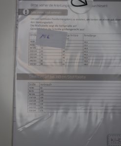 Alternative view of Schnittmuster Kibadoo Lou Long Hoodie girl 74/80 bis 158-164