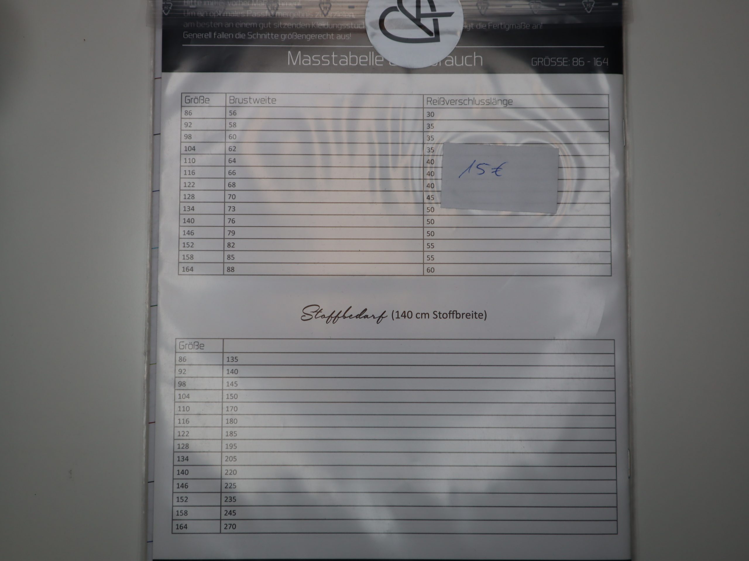 Schnittmuster Kibadoo Raglan Jumpsuit KInder Größe 86-164 – Bild 2