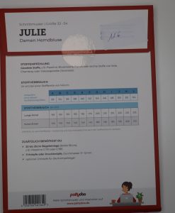 Alternative view of Schnittmuster Pattydoo Julie Damen Hemdbluse Größe 32-54