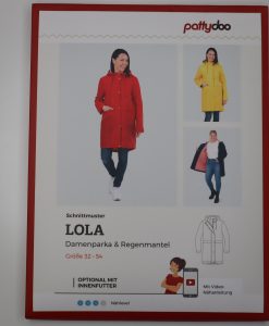 Schnittmuster Pattydoo Lola Damenparka/Regenmantel Größe 32-54