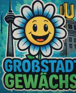 Eigenproduktion Heavy Canvas Panel 41 x 41 cm Großstadtgewächs