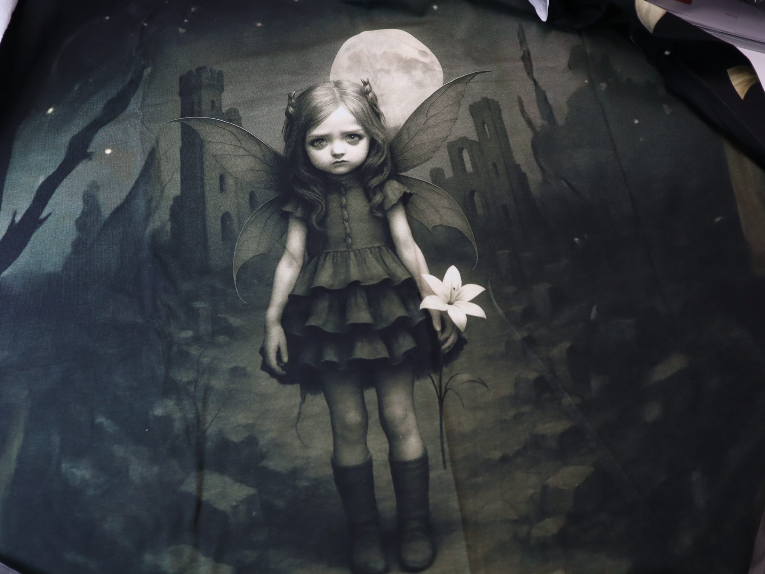 Baumwolljersey Eigenproduktion Panel Gothic Fee