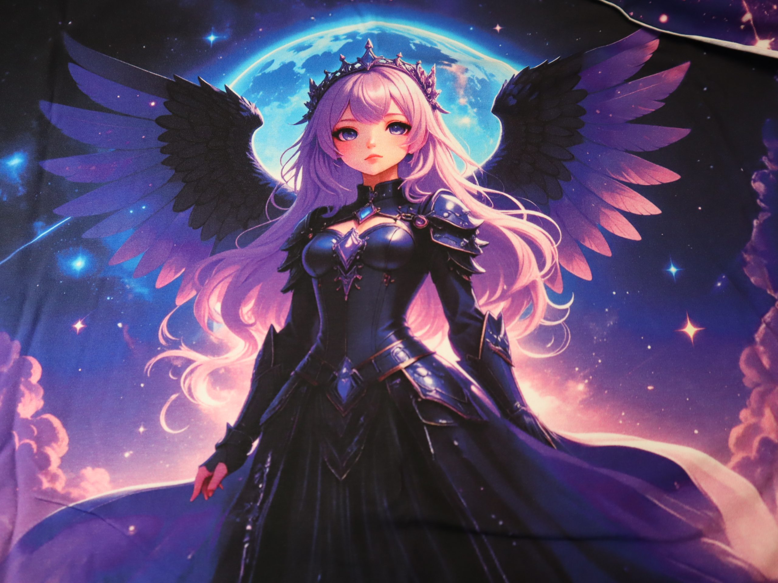 Baumwolljersey Eigenproduktion Panel Weltenengel