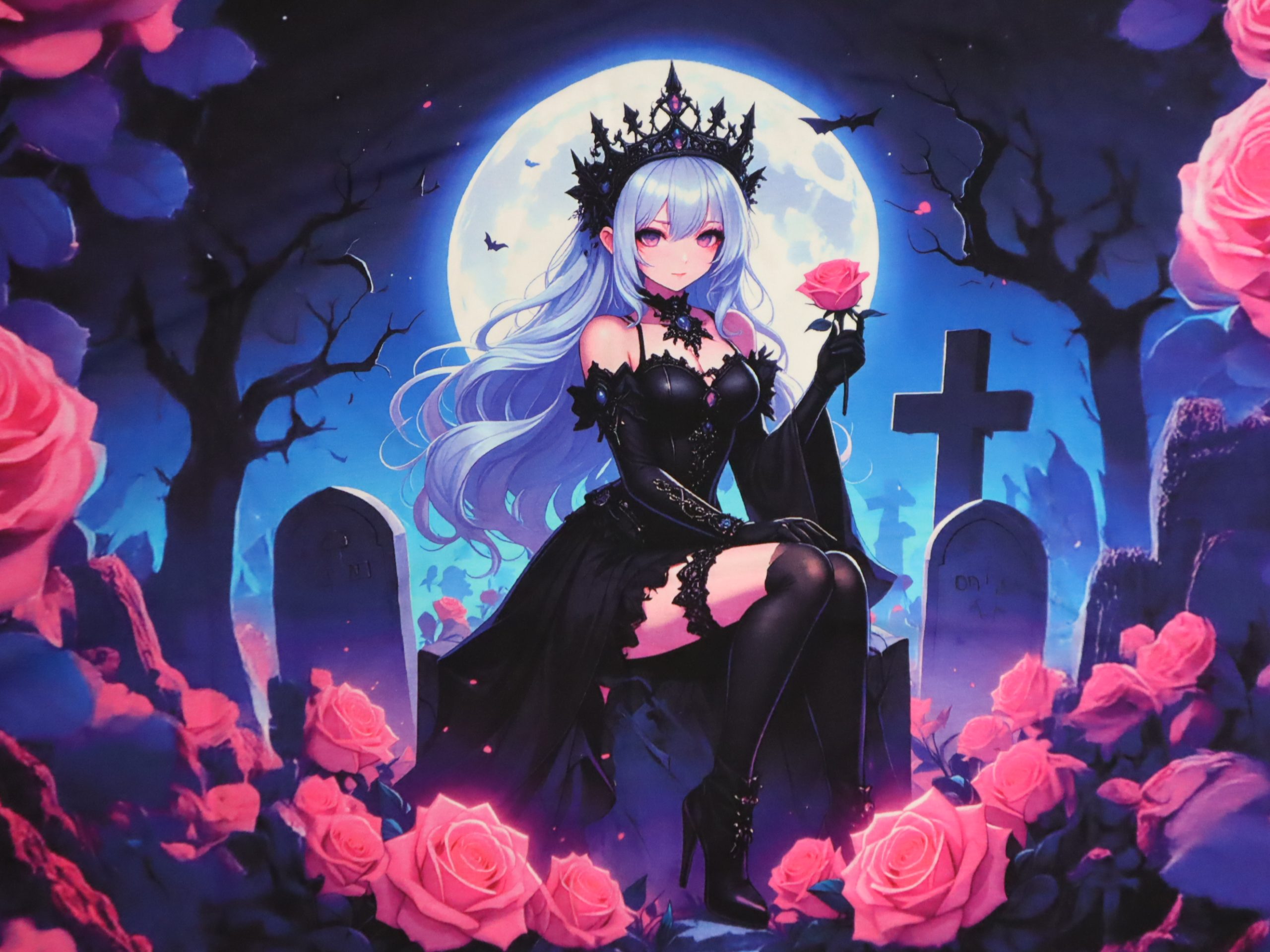 Baumwolljersey Eigenproduktion Panel Rotten Love