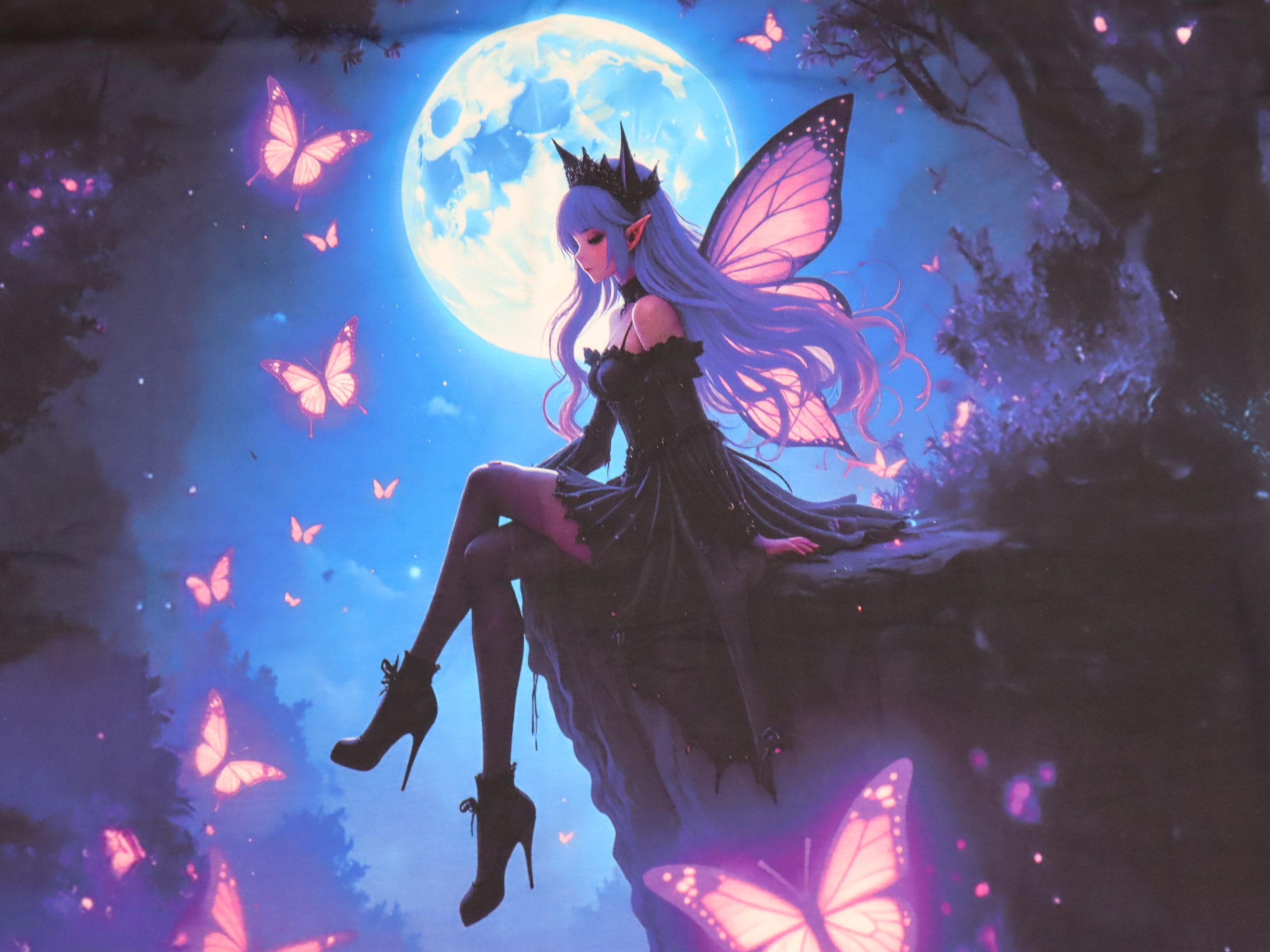 Baumwolljersey Eigenproduktion Panel Fee am Abgrund