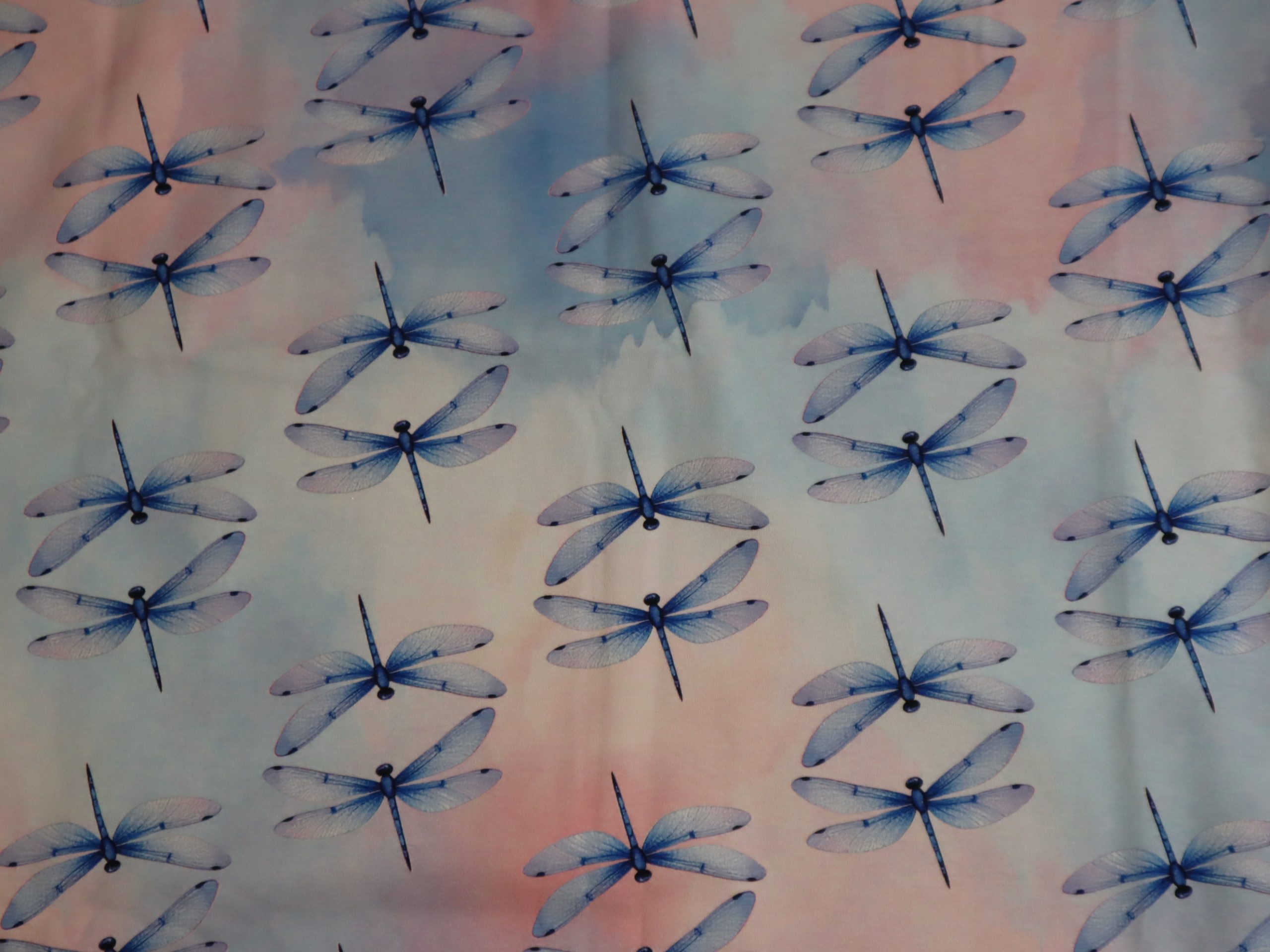 Baumwolljersey Eigenproduktion Panel Libellen – Bild 2