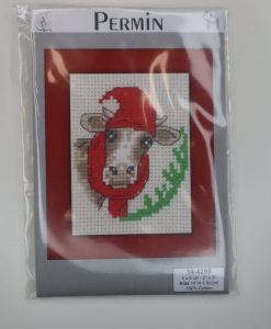 Stickset Weihnachten Kuh