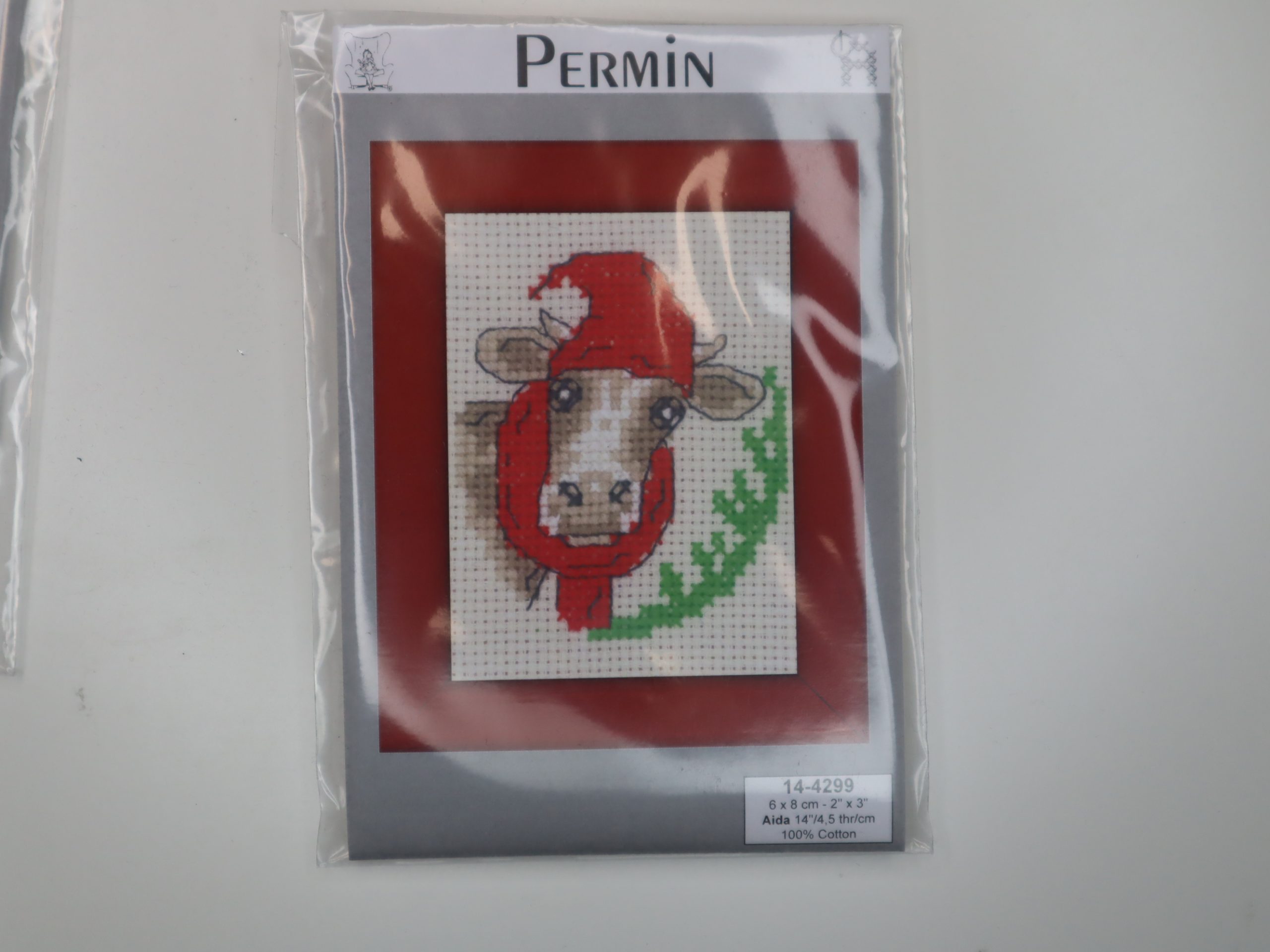 Stickset Weihnachten Kuh