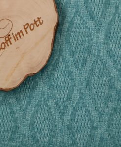 Weicher Strickjacquard mit Rautenmuster dusty mint