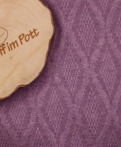 Weicher Strickjacquard mit Rautenmuster flieder