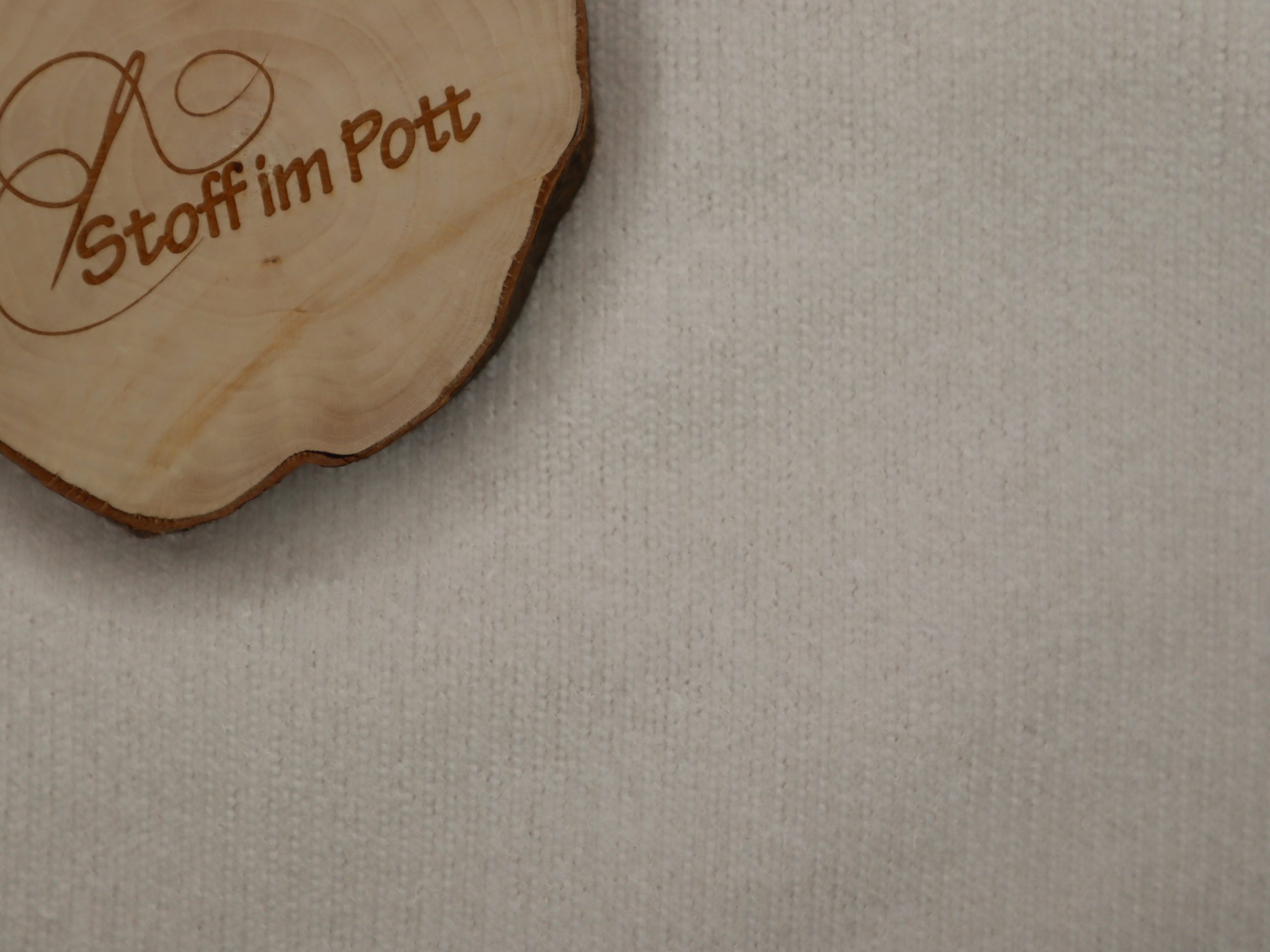 Weicher Strick creme