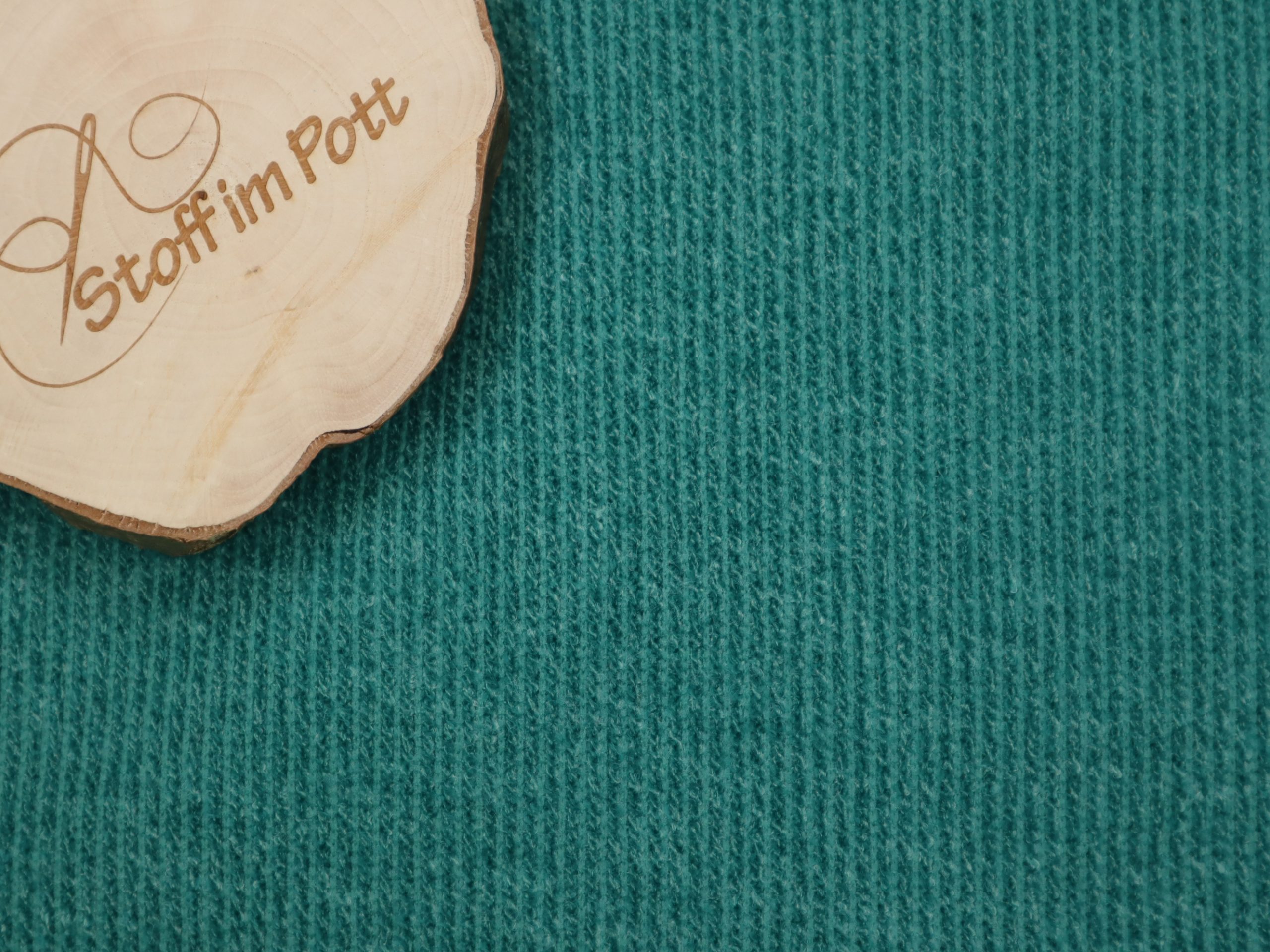 Weicher Strick grün