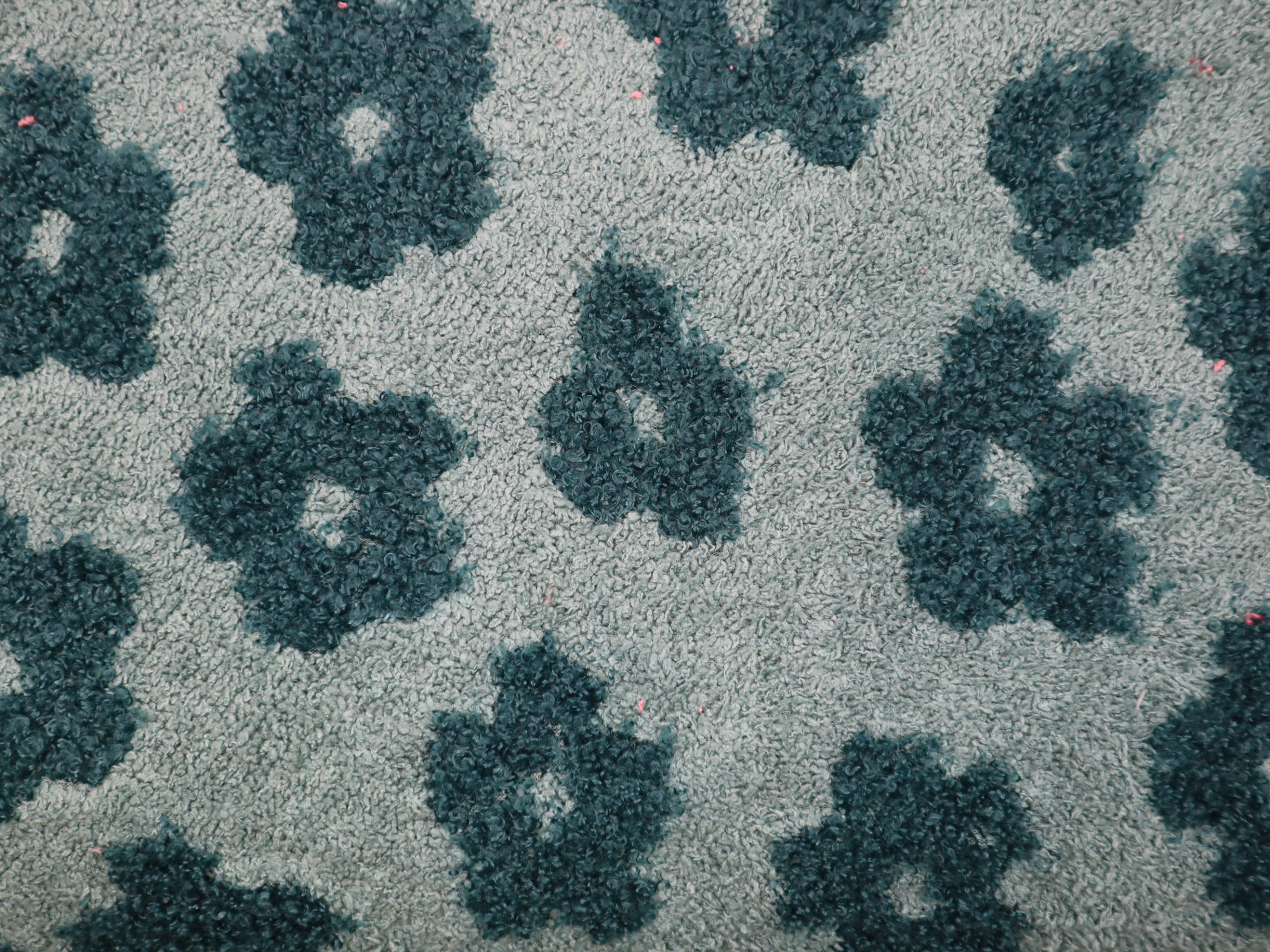 Teddy Terry creme Blumen mint