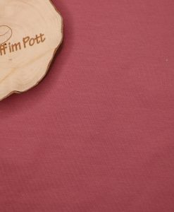 Baumwolljersey Uni altrosa