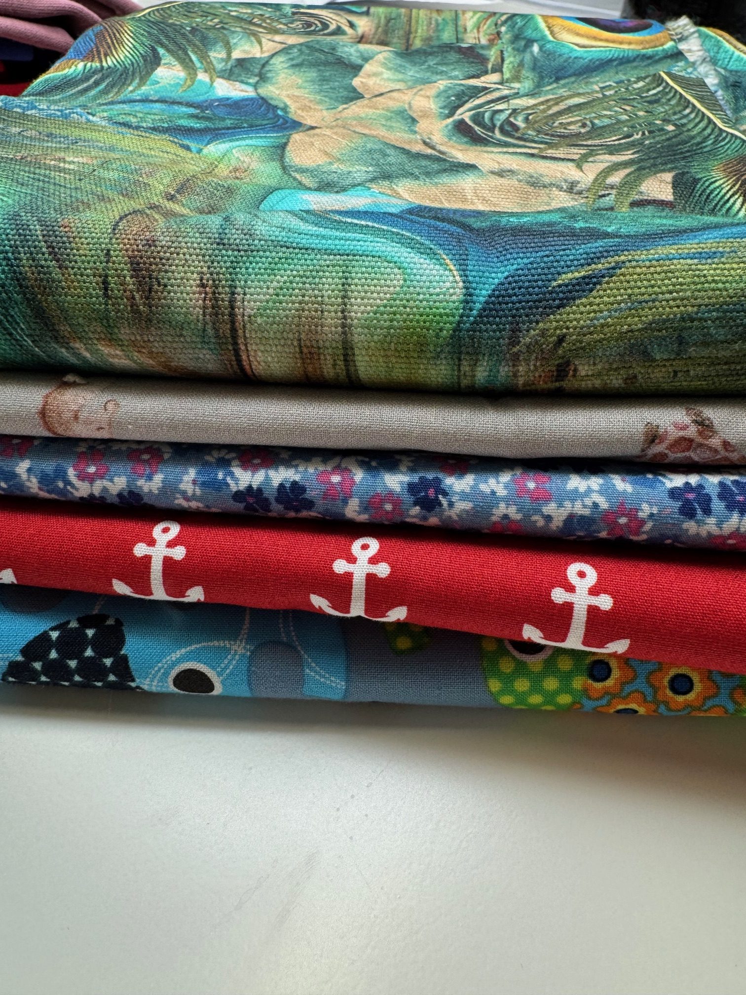 5 m Baumwolle Überraschungspaket 5 x 1 m