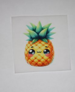Bügelbild Ananas 7,5 x 4 cm cm