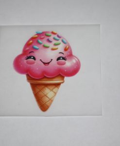 Bügelbild Eis 8 x 7 cm