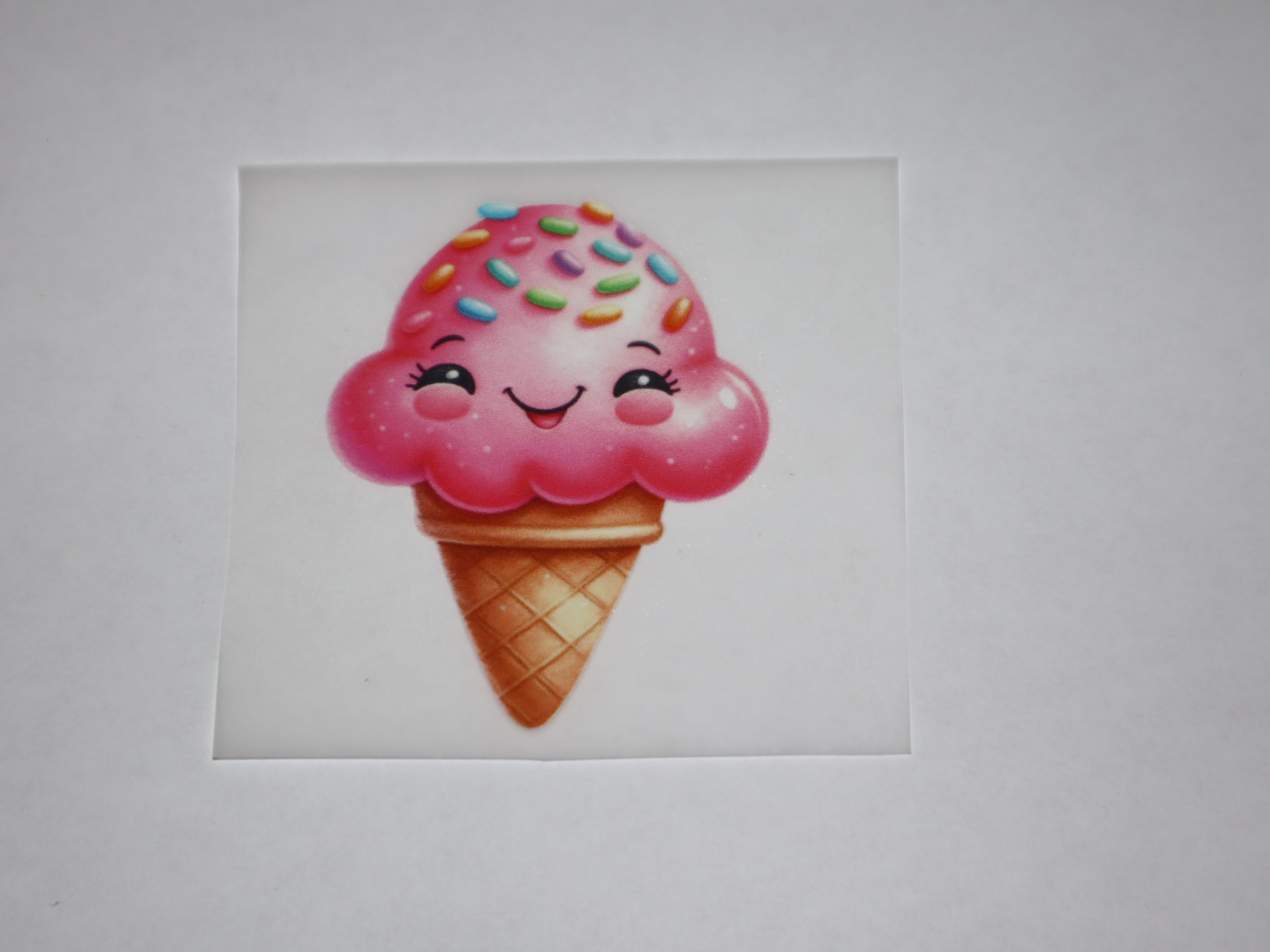 Bügelbild Eis 8 x 7 cm